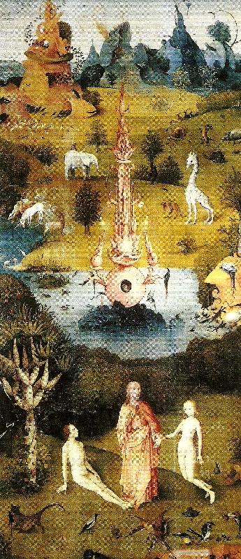 Hieronymus Bosch den vanstra flygeln i ustarnas tradgard Spain oil painting art